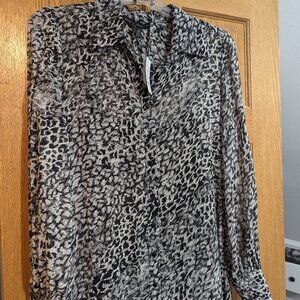 Animal Print Dress White House Black Market
